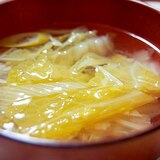 白菜と長ねぎのスープ